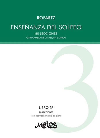 BA11345 - Enseñanza del solfeo - Libro 3 | Guy Ropartz