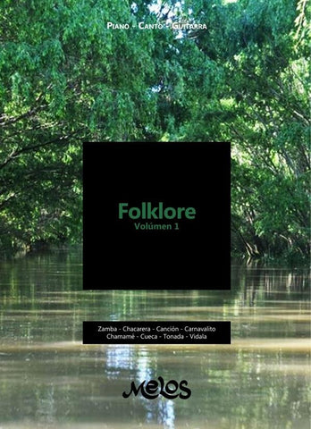 MEL1500 - Folklore Volúmen 1 - Piano - Canto - Guitarra | Vários autores, Vários autores y otros