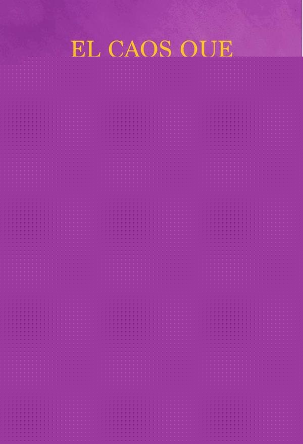 El caos que vives es la señal que buscas | Miriam Guadalupe  Tamayo Hurtado