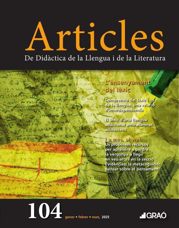 L'enseyament del lèxic - Articles  núm. 104 |   AA.VV.