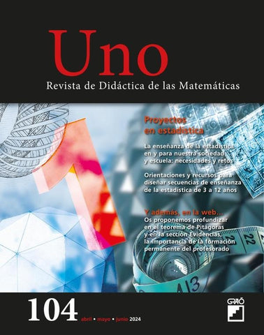 Proyectos en estadística - Uno  núm. 104 |   AA.VV.