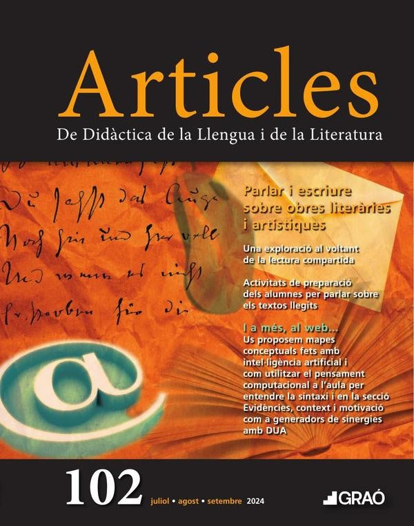 Parlar i escriure sobre obres literàries i artístiques - Articles  núm. 102 |   AA.VV.