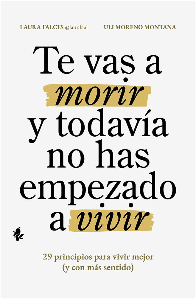 TE VAS A MORIR Y TODAVIA NO HAS EMPEZADO A VIVIR  | FALCES, Moreno Montana