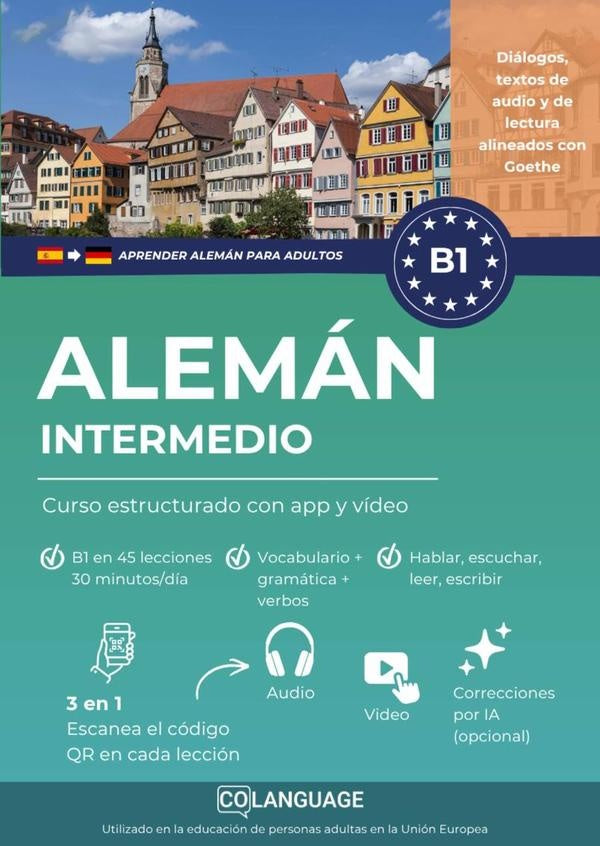 Aprender alemán B1 intermedio. Curso estructurado con audio y vídeo | coLanguage Academy