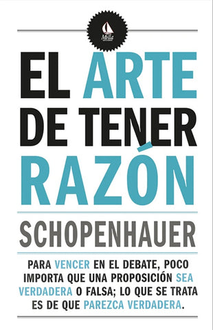 EL ARTE DE TENER RAZON  | Arthur  Shopenhauer