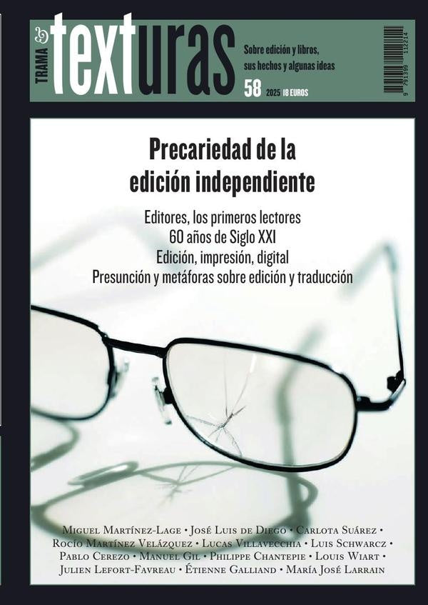 Texturas 58: Precariedad de la edición independiente | Varios Autores