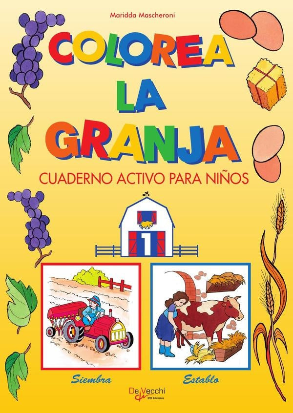 Colorea la granja 1 | Maridda Mascheroni