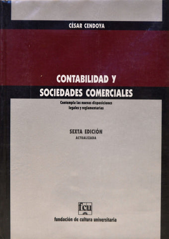 CONTABILIDAD Y SOCIEDADES COMERCIALES.. | César Cendoya
