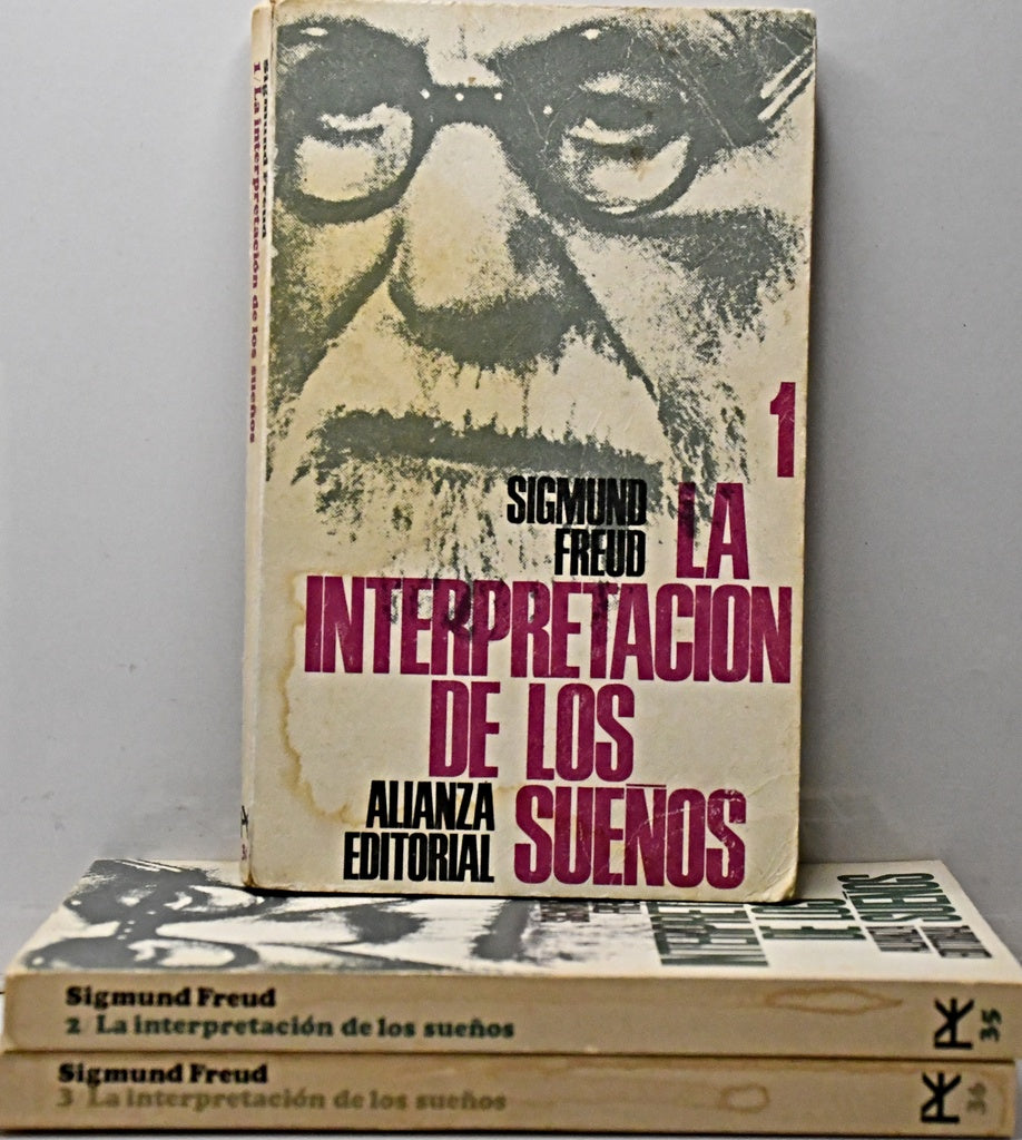 LA INTERPRETACION DE LOS SUEÑOS 3 TOMOS.. | Sigmund Freud