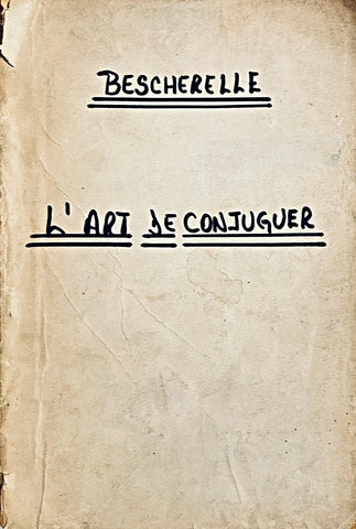 L'ART DE CONJUGER..