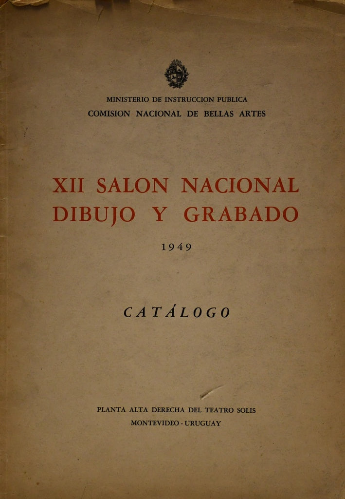 XII SALON NACIONAL DIBUJO Y GRABADO 1949..