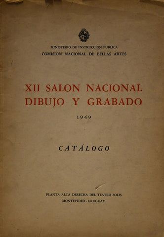 XII SALON NACIONAL DIBUJO Y GRABADO 1949..