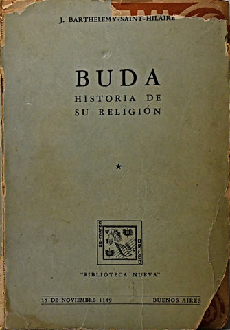 BUDA HISTORIA DE SU RELIGION .. | BARTHELEMY