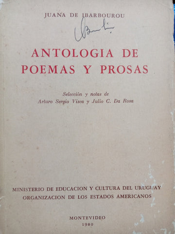 ANTOLOGÍA DE POEMAS Y PROSAS | JUANA DE IBARBOUROU