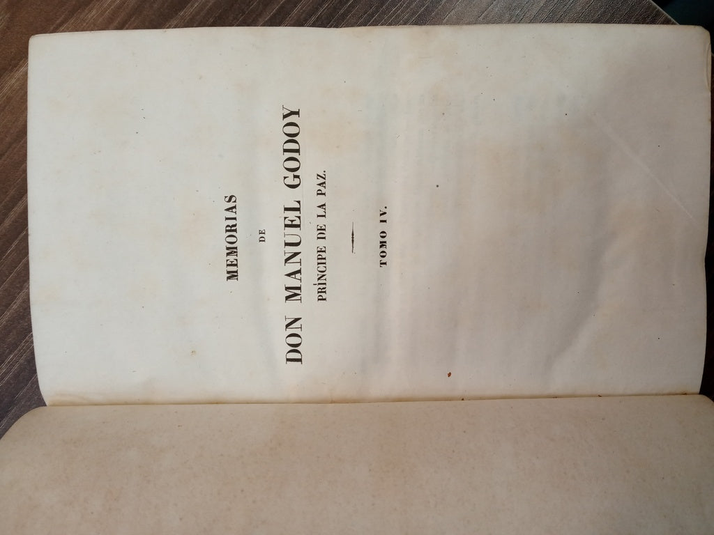 MEMORIAS DE DON MANUEL GODOY