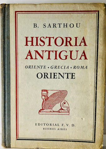 HISTORIA ANTIGUA.. | B. SARTHOU