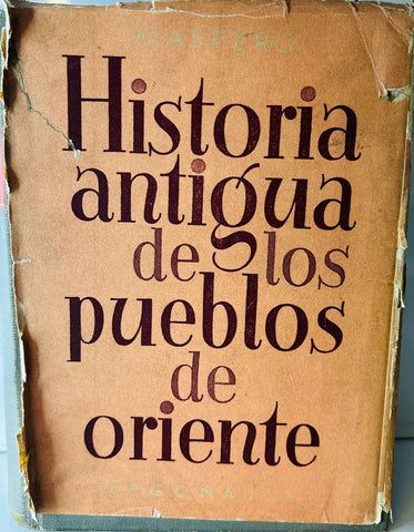 HISTORIA ANTIGUA DE LOS PUEBLOS DE ORIENTE.. | Gaston Maspero