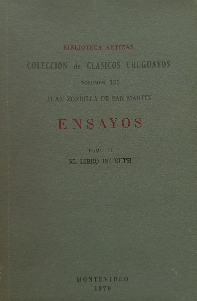ENSAYOS TOMO II.. | JUAN ZORRILLA DE SAN MARTIN