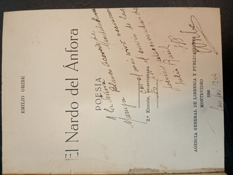 EL NARDO DEL ÀNFORA | EMILIO ORIBE