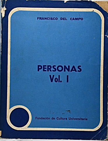 PERSONAS VOL. 1.. | FRANCISCO  DEL CAMPO
