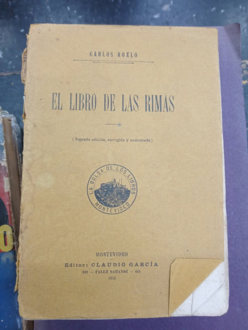 EL LIBRO DE LAS RIMAS.. | CARLOS ROXLO