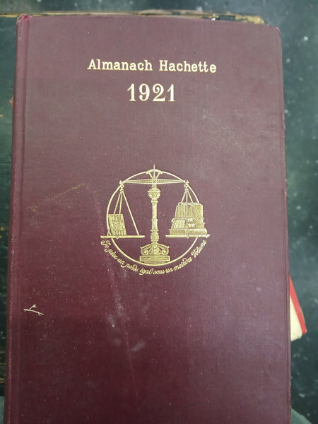 ALMANACH HACHETTE 1921