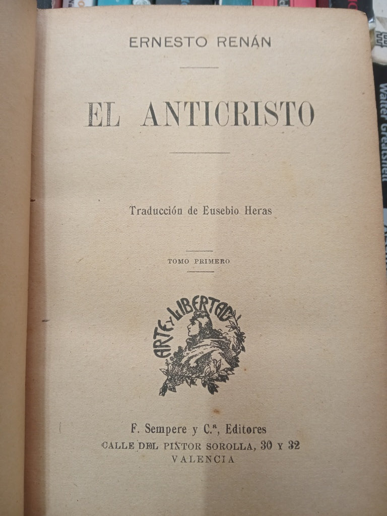 EL ANTICRISTO | ERNESTO RENÁN