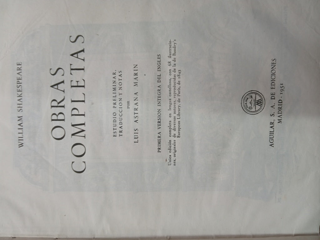 OBRAS COMPLETAS | William Shakespeare