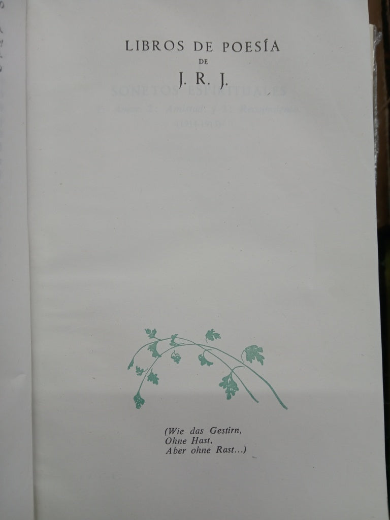 LIBROS DE POESÍA | JUAN RAMON JIMENEZ