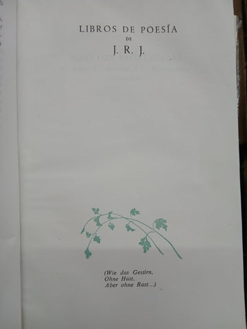 LIBROS DE POESÍA | JUAN RAMON JIMENEZ