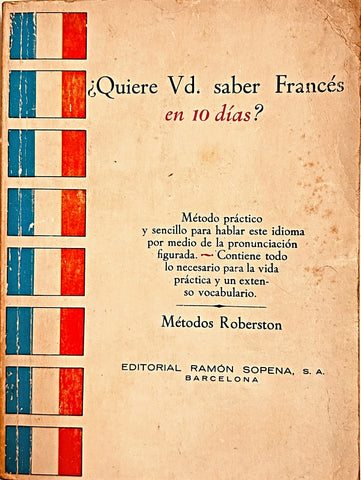 ¿QUIERE UD. SABER FRANCÉS EN 10 DÍAS?