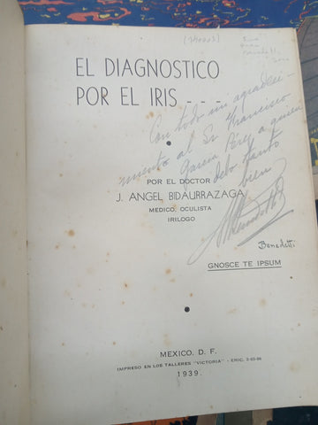 EL DIAGNÒSTICO POR EL IRIS... | EDUARDO BIDAURRIZAGA