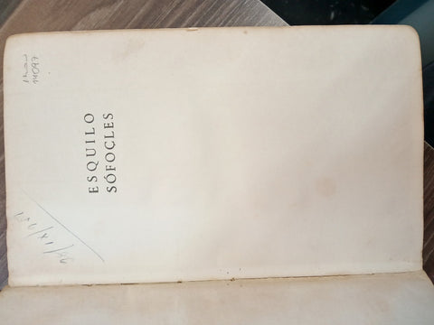 CLÁSICOS INOLVIDABLES ESQUILO SÓFOCLES | Vários, SÓFOCLES