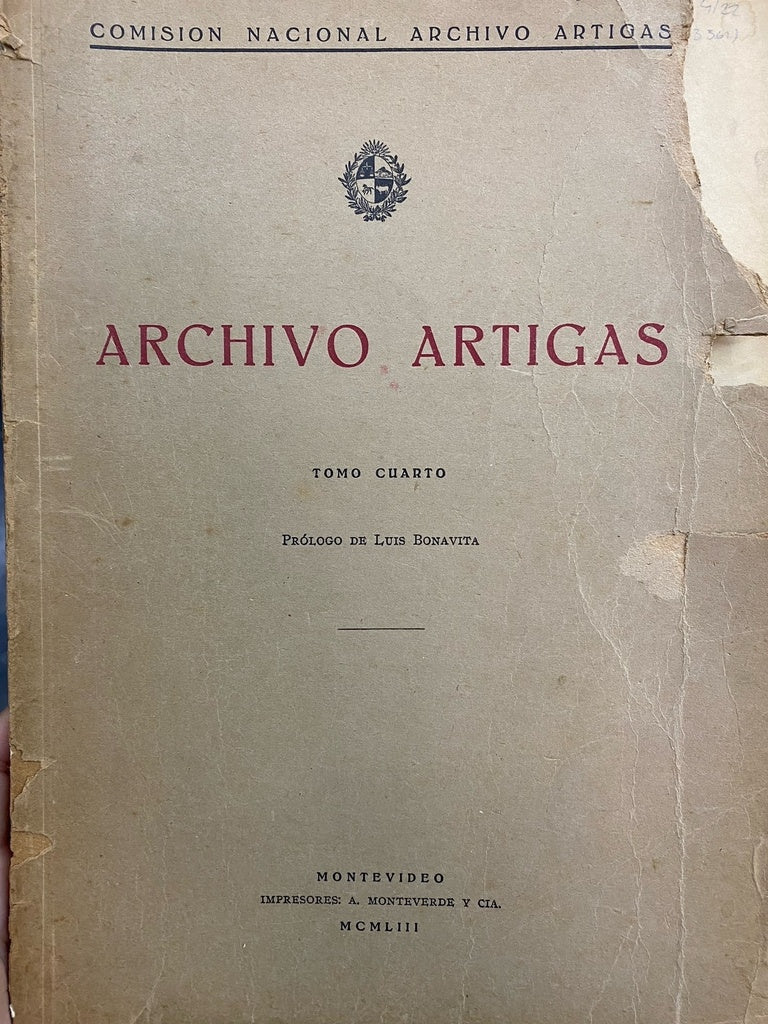 ARCHIVO ARTIGAS.. | Luis Bonavita
