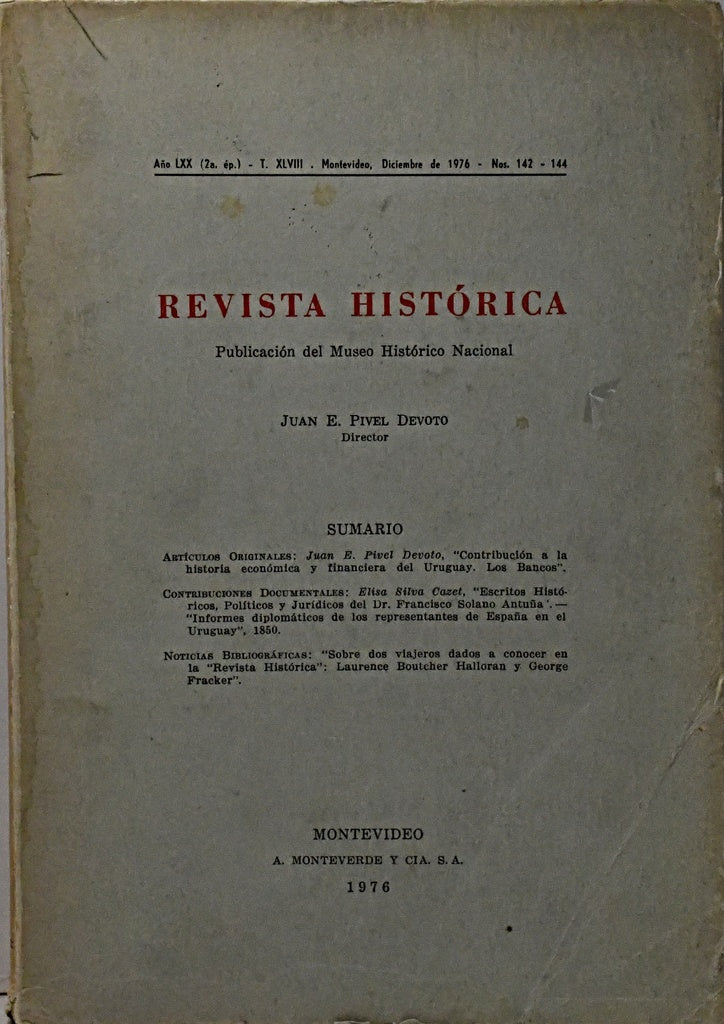 REVISTA HISTÓRICA. TOMO XLVIII..