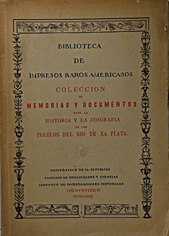 BIBLIOTECA DE IMPRESOS RAROS AMERICANOS | Autores Varios