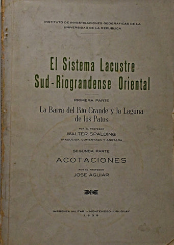 EL SISTEMA LACUSTRE SUD-RIOGRANDENSE ORIENTAL.. | Spalding, AGUIAR