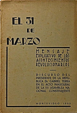 MENSAJE EXPLICATIVO DE LOS ACONTECIMIENTOS REVOLUCIONARIOS..