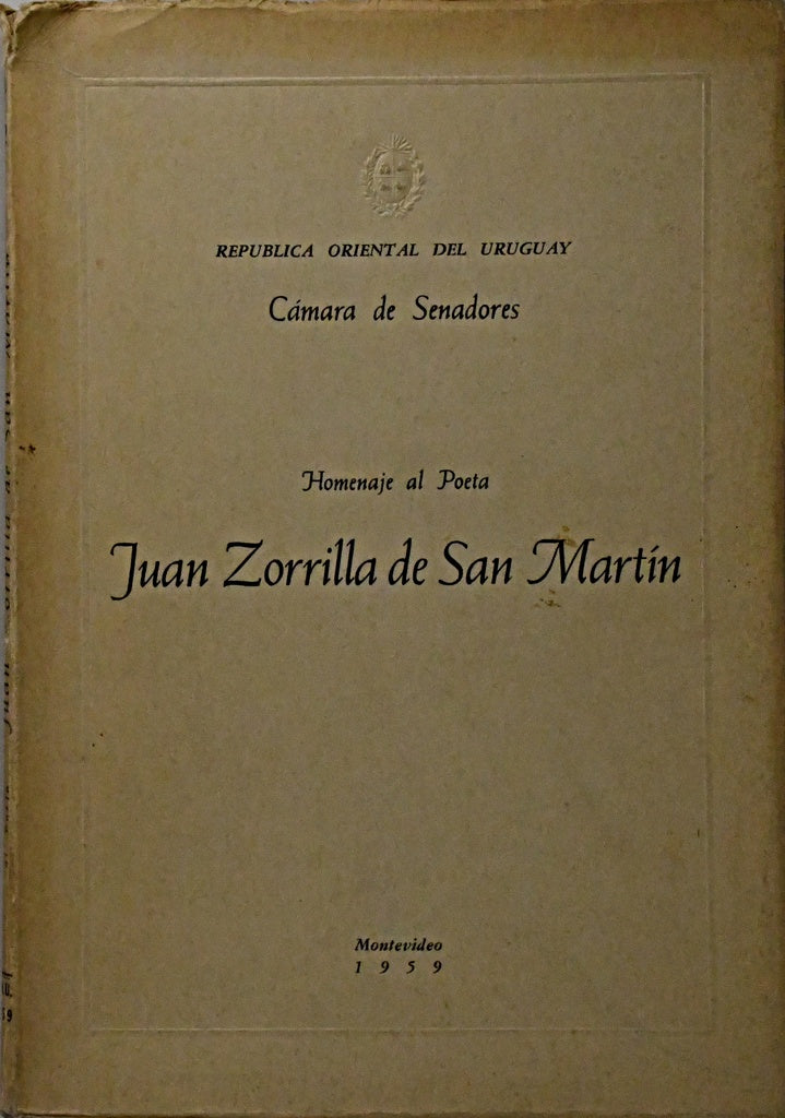 HOMENAJE AL POETA JUAN ZORRILLA DE SAN MARTIN..