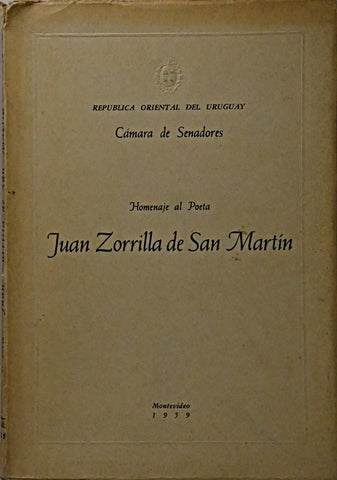 HOMENAJE AL POETA JUAN ZORRILLA DE SAN MARTIN..