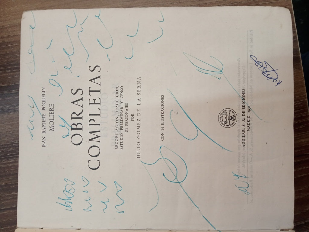 OBRAS COMPLETAS | JEAN BAPTISTA POQUELIN MOLIERE