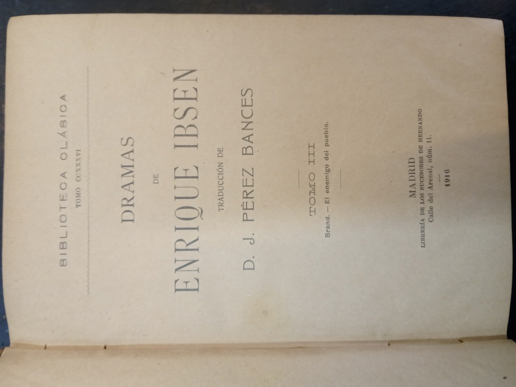 DRAMAS | ENRIQUE IBSEN