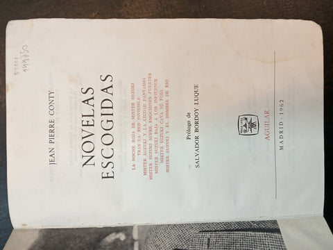 NOVELAS ESCOGIDAS | JEAN PIERRE CONTY
