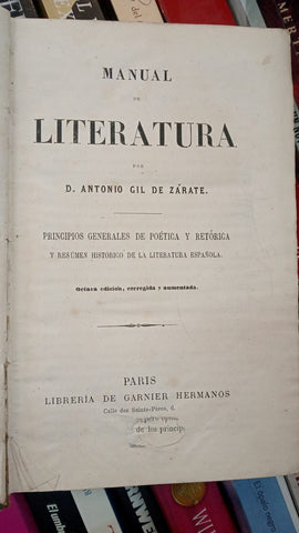 MANUAL DE LITERATURA | ANTONIO GIL DE ZÁRATE