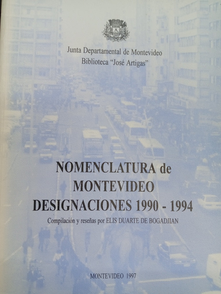 NOMENCLATURA DE MONTEVIDEO DESIGNACIONES 1990 - 1994..