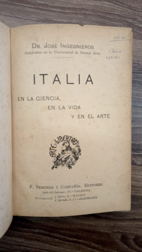 ITALIA | JOSÉ INGEGNIEROS