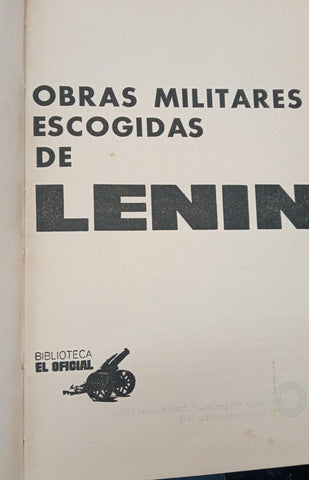 OBRAS MILITARES ESCOGIDAS DE LENIN