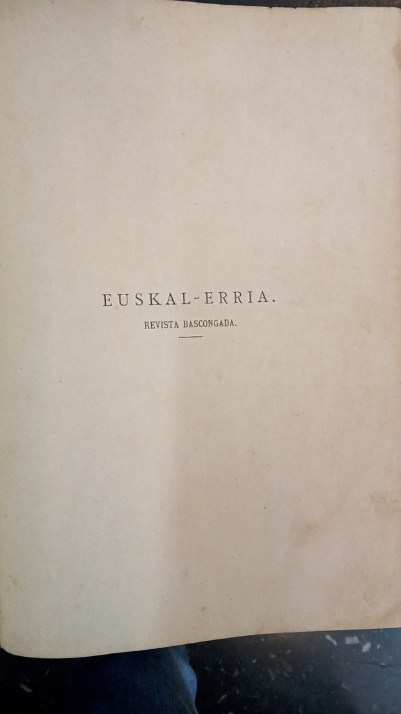 EUSKAL - ERRIA | JOSÉ MANTEROLA
