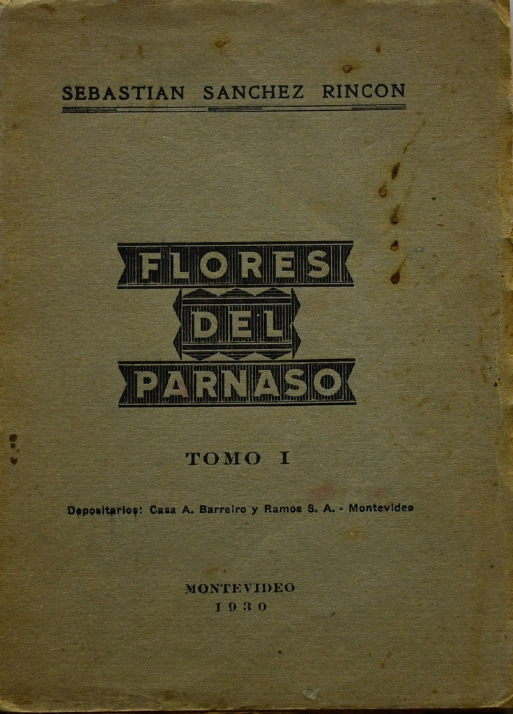 FLORES DEL PARNASO. TOMO 1.. | Sebástian Sanchez Rincon