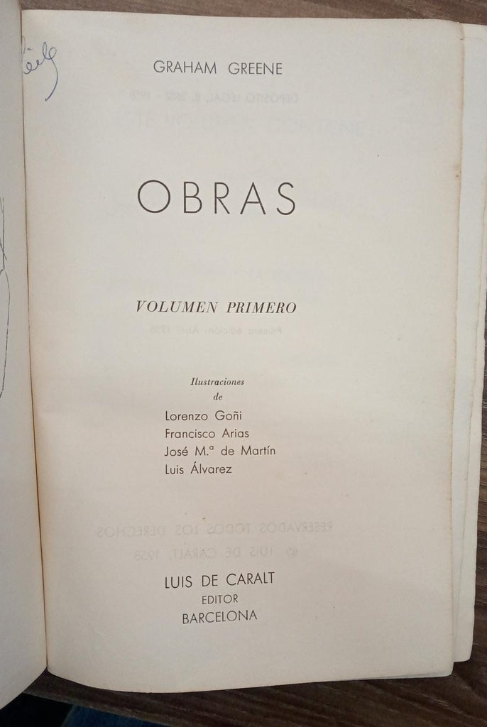 OBRAS -  GRAHAM GREENE 2 TOMOS | Graham Greene